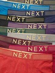 Rich Colour 10 pack A-Front Boxers - Image 4 of 4