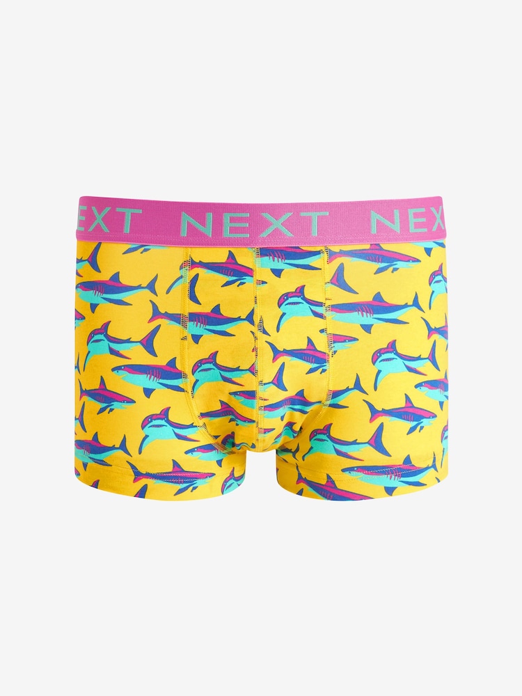 Shark Print - Opakowanie zbiorcze 4 szt. - Zestaw 4 par bokserek biodrówek - Image 4 of 10