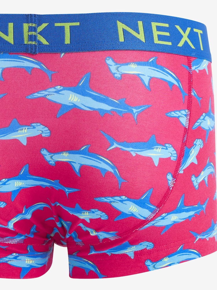 Shark Print - Opakowanie zbiorcze 4 szt. - Zestaw 4 par bokserek biodrówek - Image 7 of 10