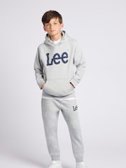Lee Grey Boys Classic Fit Over Head Hoodie - Image 3 of 7