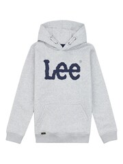 Lee Grey Boys Classic Fit Over Head Hoodie - Image 5 of 7