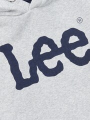 Lee Grey Boys Classic Fit Over Head Hoodie - Image 7 of 7