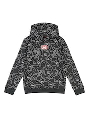 Lee Black Boys Pattern Hoodie - Image 5 of 7