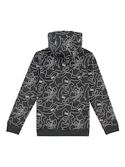 Lee Black Boys Pattern Hoodie - Image 6 of 7