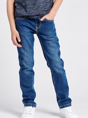 Lee Mid Blue Boys Luke Slim Fit Jeans - Image 1 of 9