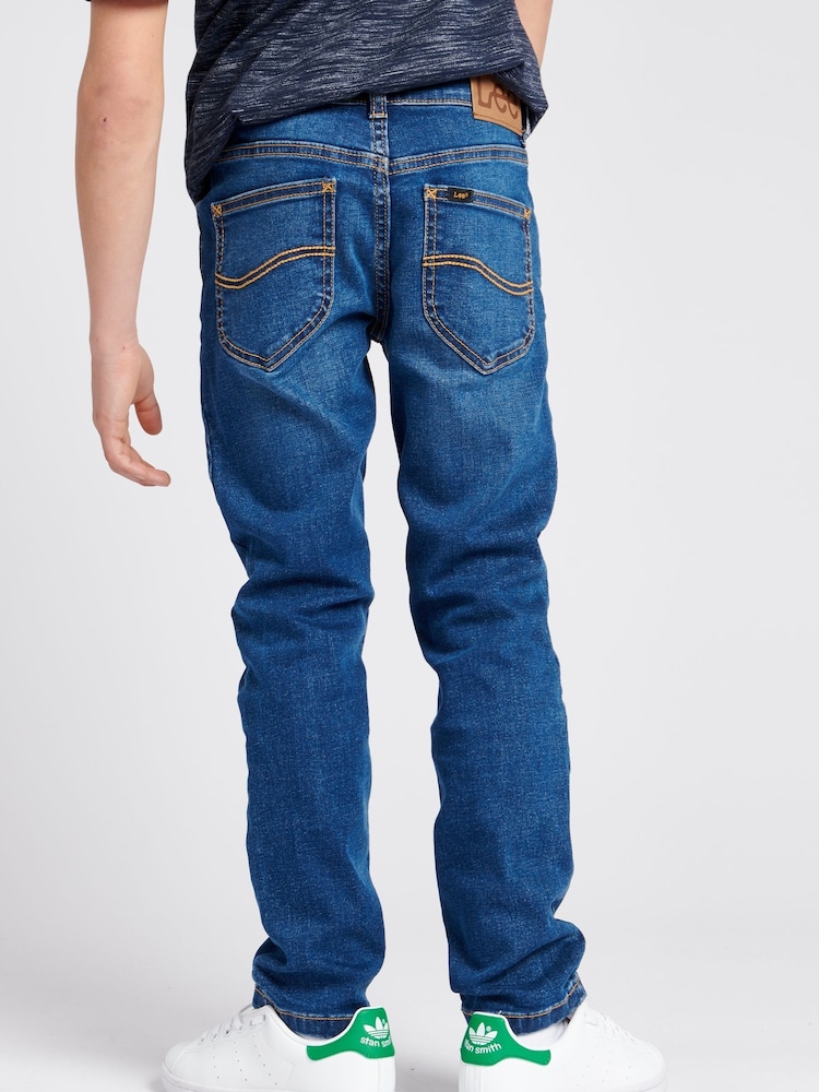 Lee Mid Blue Boys Luke Slim Fit Jeans - Image 2 of 9