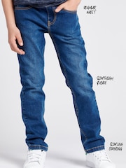 Lee Mid Blue Boys Luke Slim Fit Jeans - Image 4 of 9