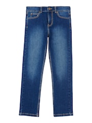 Lee Mid Blue Boys Luke Slim Fit Jeans - Image 7 of 9