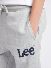 Lee Grey Slim Leg Cuffed Joggers - Image 4 of 7