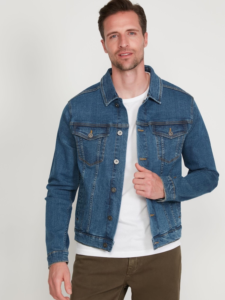 M&Co Blue Denim Jacket - Image 2 of 6 M&Co Blue Denim Jacket - Image 2 of 6