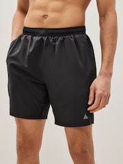 Slate Grey Active Gym & Running Shorts - Image 3 of 9