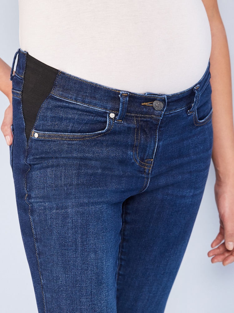 Negri - Blugi skinny pentru gravide cu talie reglabilă - Image 4 of 6