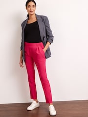 Pink Maternity Tapered Trousers - Image 1 of 5