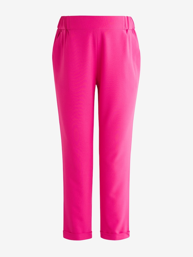 Pink Maternity Tapered Trousers - Image 3 of 5