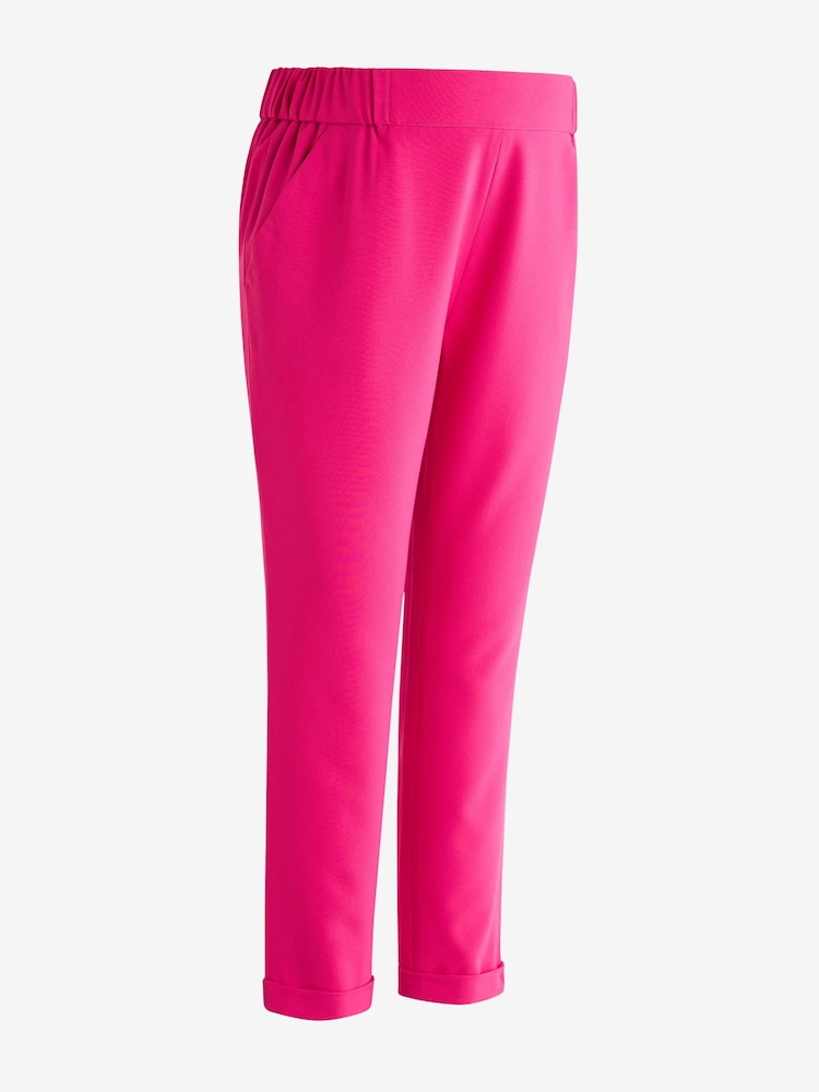 Pink Maternity Tapered Trousers - Image 4 of 5