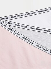 River Island Pink Mix Briefs 5 Pack - Image 3 of 3