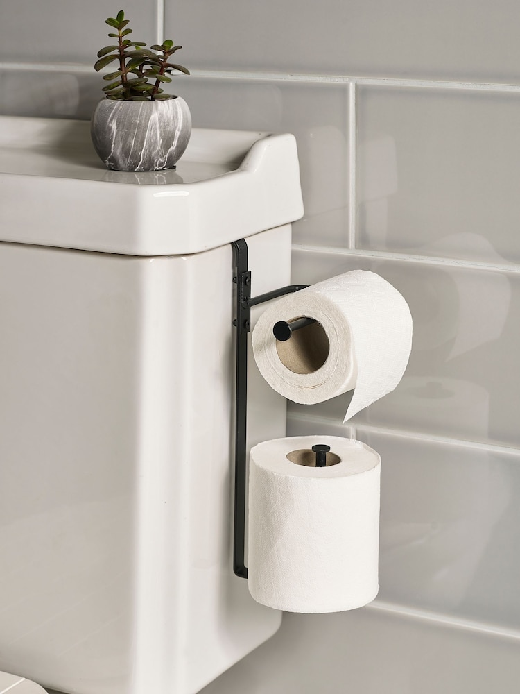 Black Toilet Roll Holder - Image 1 of 3