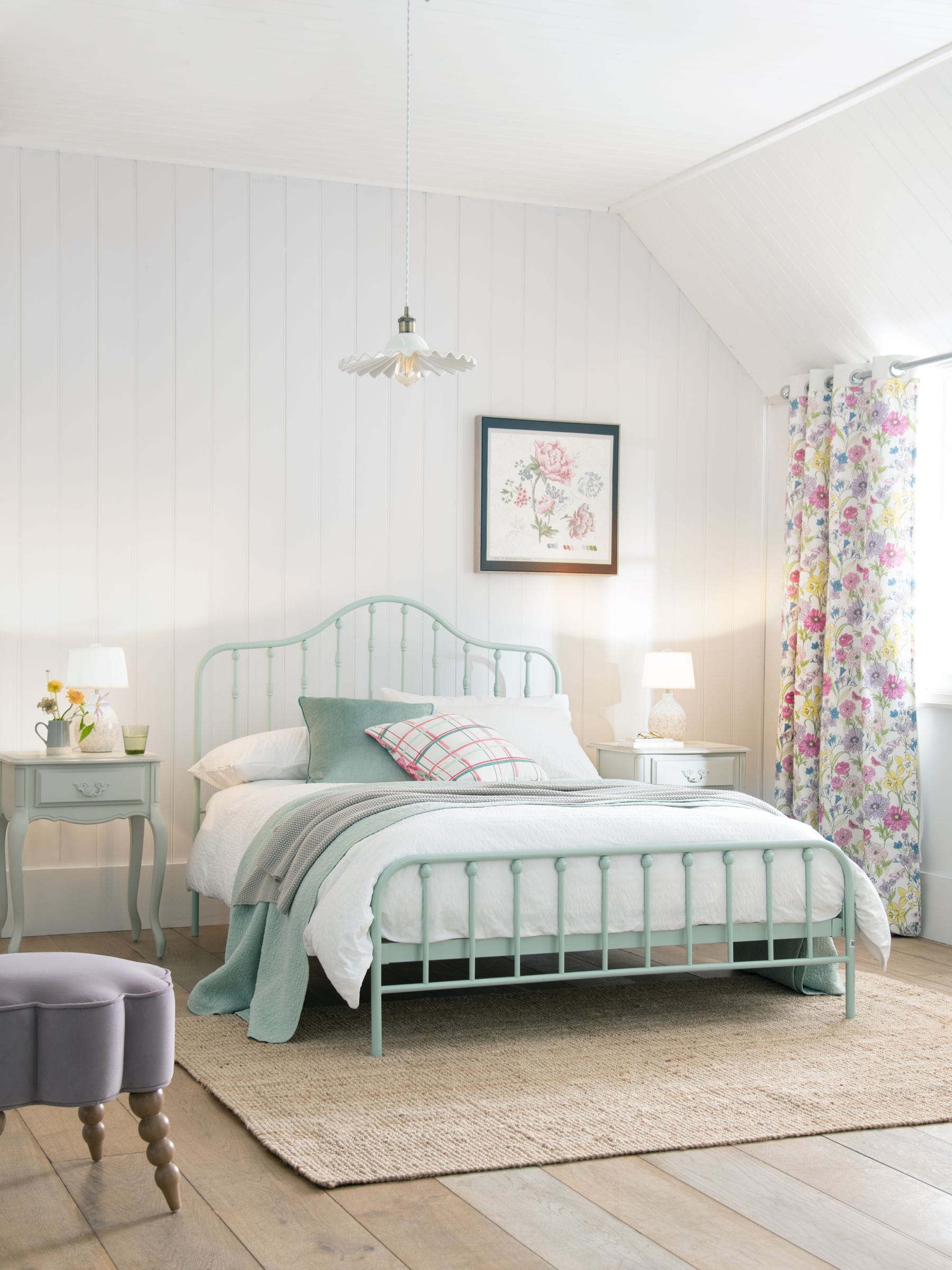 Laura Ashley Eau De Nil Shandwick Bed