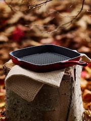 Tower Red 23cm Cast Iron Grill Pan - Image 1 of 4