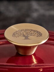 Tower Red 29cm Oval Casserole Cast Iron Pan - Image 2 of 2