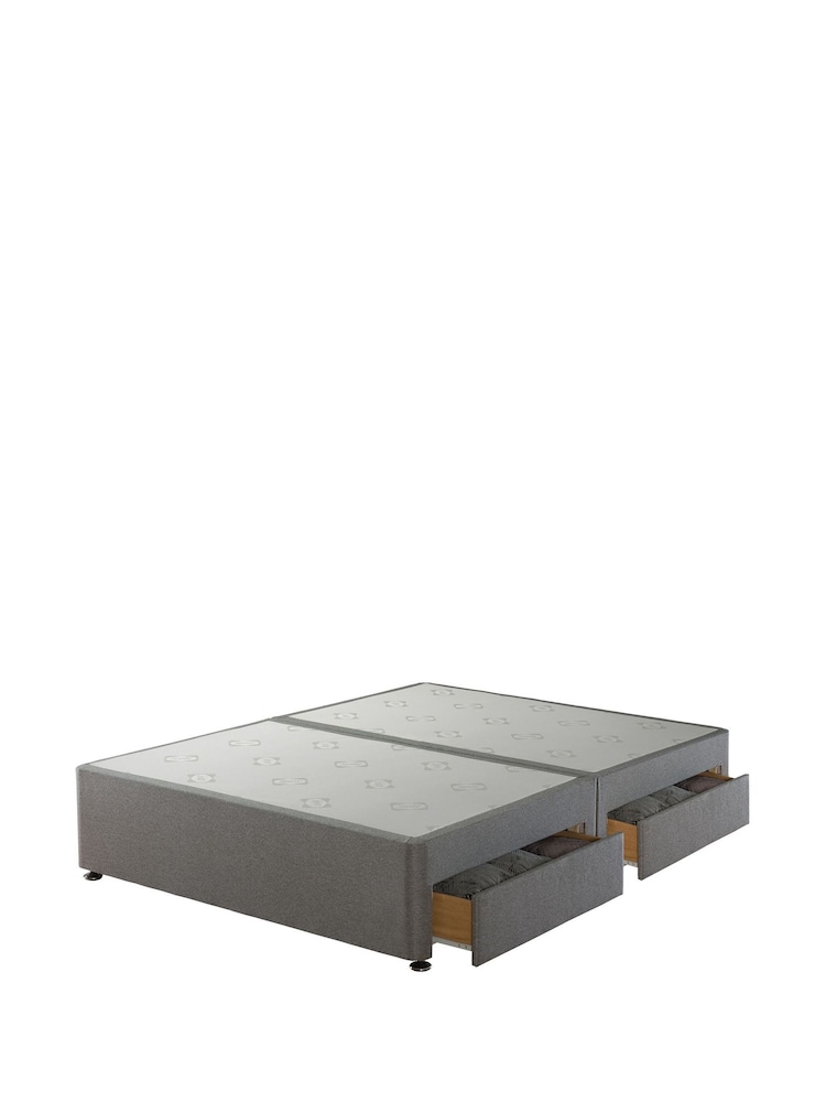 Sealy Silver Fox Advantage Claremont mattress and 4 Drawer Storage Divan Base Set - Image 2 of 7