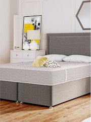 Sealy Silver Fox Ortho Plus Steeple PostureTech mattress and 4 Drawer Storage Divan Base Set - Image 1 of 7