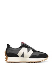 New Balance Black/Grey Womens 327 Trainers - Image 1 of 5