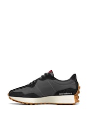 New Balance Black/Grey Womens 327 Trainers - Image 2 of 5