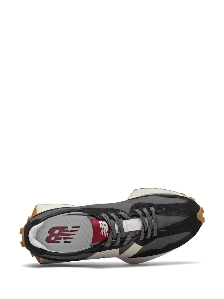 New Balance Black/Grey Womens 327 Trainers - Image 4 of 5