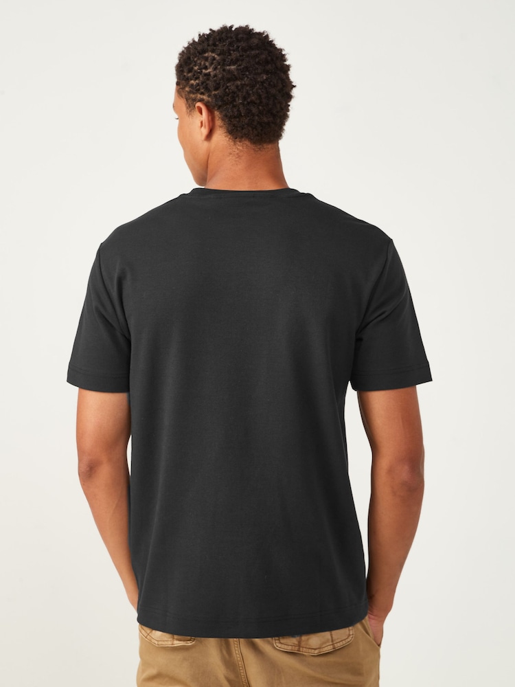 Calvin Klein Black Interlock Logo T-Shirt - Image 2 of 4