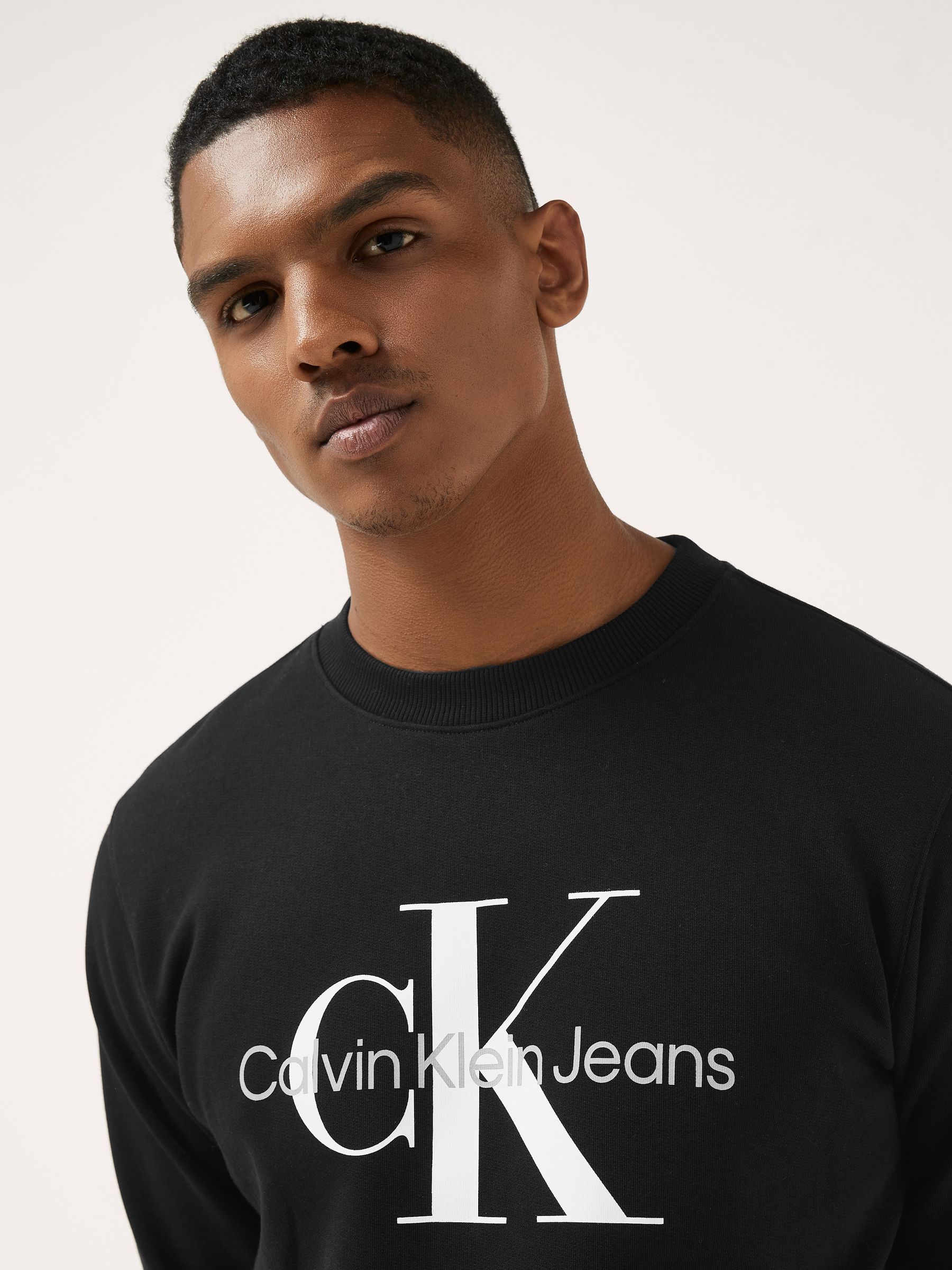 Buy Calvin Klein Black 100 Cotton Crew Neck Jumper from Next USA
