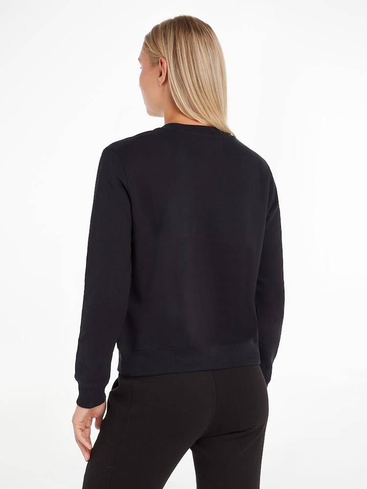 Calvin Klein – Sweatshirt mit Core-Monogramm aus 100 % Baumwolle - Bild 2 von 5