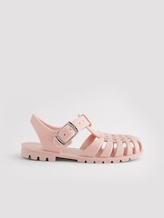 Pink Jelly Fisherman Sandals - Image 2 of 5