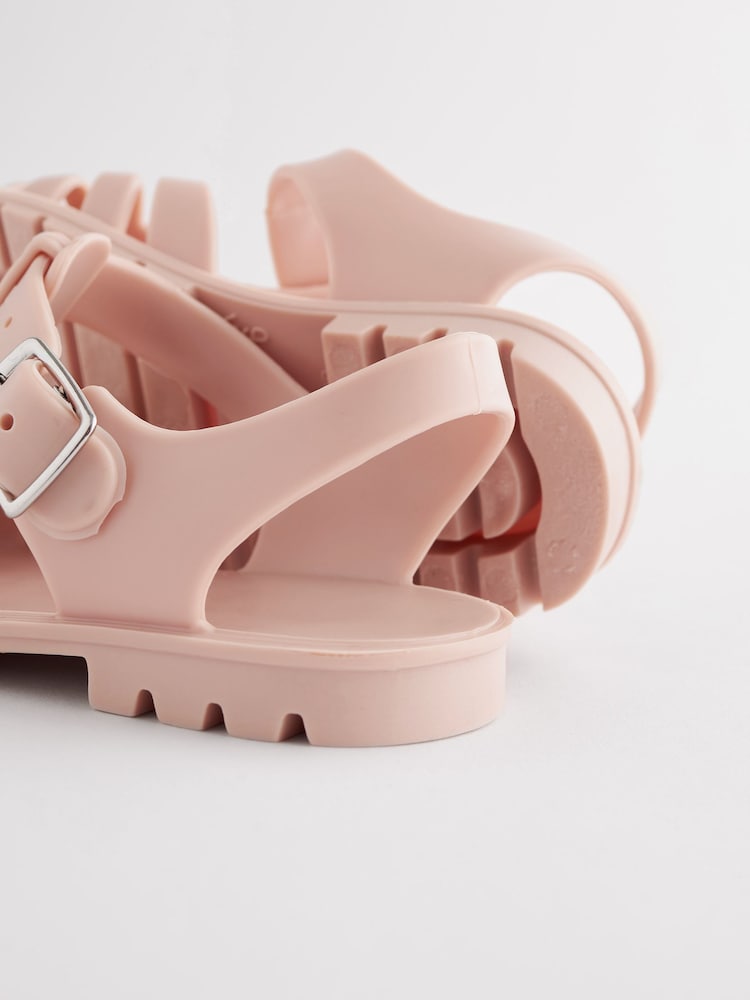Pink Jelly Fisherman Sandals - Image 5 of 5 Pink Jelly Fisherman Sandals - Image 5 of 5