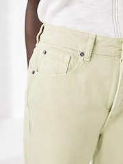 FatFace Green Ellen Coloured Wide Leg Jeans - Image 3 of 4