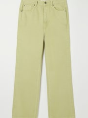 FatFace Green Ellen Coloured Wide Leg Jeans - Image 4 of 4