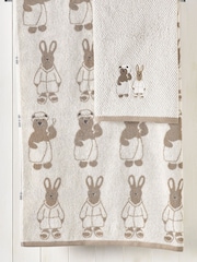 Natural 100% Cotton Woodland Spa Towels - Image 1 of 4