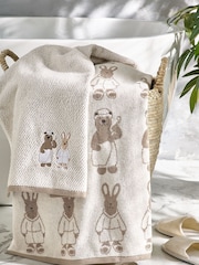 Natural 100% Cotton Woodland Spa Towels - Image 2 of 4
