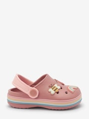 Pink Character Clogs With Ankle Strap - Image 1 of 5