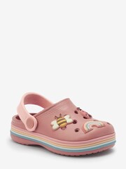 Pink Character Clogs With Ankle Strap - Image 2 of 5