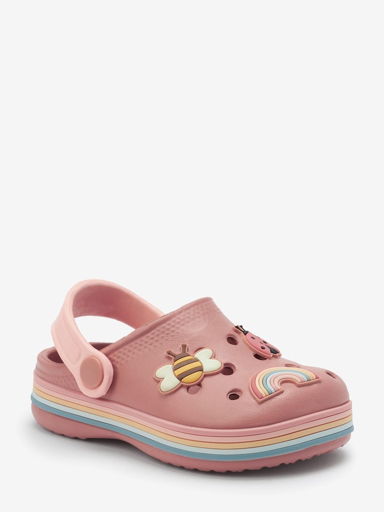 Pink Character Clogs With Ankle Strap - Image 2 of 5
