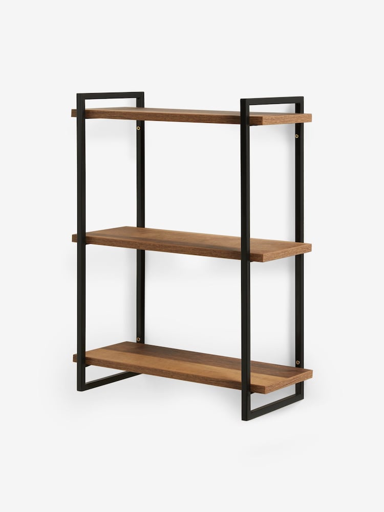 Dark Bronx 3 Tier Wall Shelves - Image 3 of 6