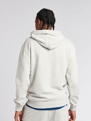 Franklin & Marshall Grey Mens 100% Cotton Crest BB OTH Hoodie - Image 2 of 4