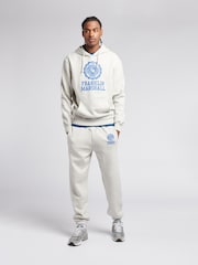 Franklin & Marshall Grey Mens 100% Cotton Crest BB OTH Hoodie - Image 3 of 4