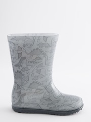 Grauer Dinosaurier - Gummistiefel - Bild 3 von 6
