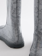 Grauer Dinosaurier - Gummistiefel - Bild 4 von 6