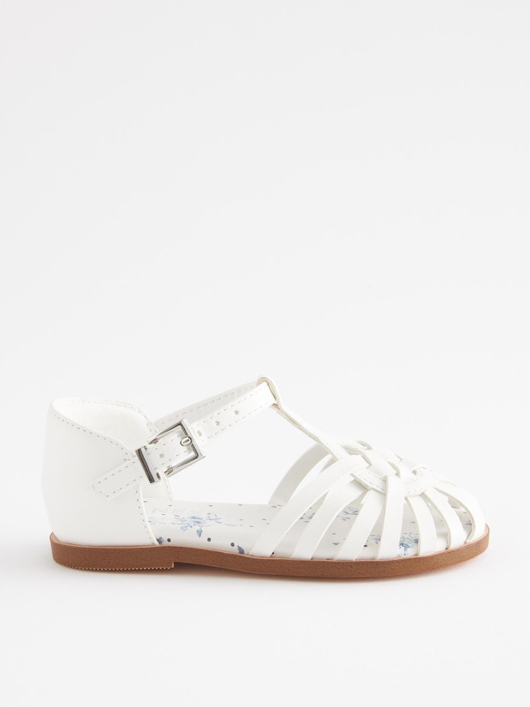 White Fisherman Sandals - Image 2 of 4