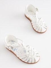 White Fisherman Sandals - Image 3 of 4