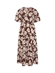 Yours Curve Floral Tiered Maxi Dress - Imagem 5 de 5