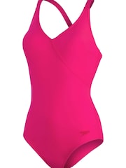 Speedo Cherry Pink Lexi 1 Piece Shaping Swimsuit - Image 9 of 12